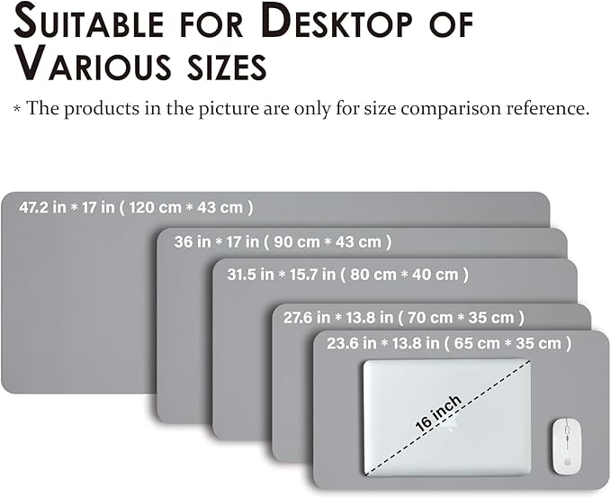 HOMIEAZICOZI Leather Desk Mat - Image 5