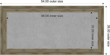 Amanti Art Grey Framed Magnetic Board 26x54 Oversize Vision Board - Image 4