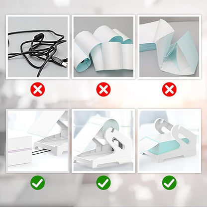 Vazioyar Thermal Label Holder for Rolls and Fan-Fold Labels, Sticker Roll - Image 5