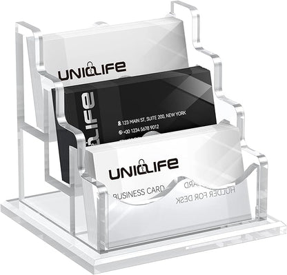 Uniclife Acrylic Business Card Holder by UnicLife