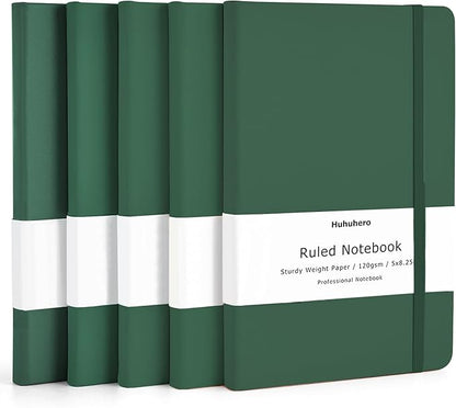 Huhuhero Notebooks Journal, Ruled Notebook, Premium Thick Paper Lined Journal by Huhuhero