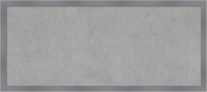 Amanti Art Grey Framed Magnetic Board 22x50 Oversize Vision Board by AmantiArt