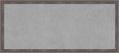 Amanti Art Grey Framed Magnetic Board 23x51 Oversize Vision Board by AmantiArt