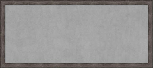 Amanti Art Grey Framed Magnetic Board 23x51 Oversize Vision Board by AmantiArt