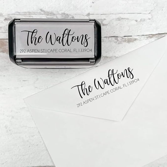 Self Inking Modern Address Stamps | Custom Return Address Stamper by 904Custom