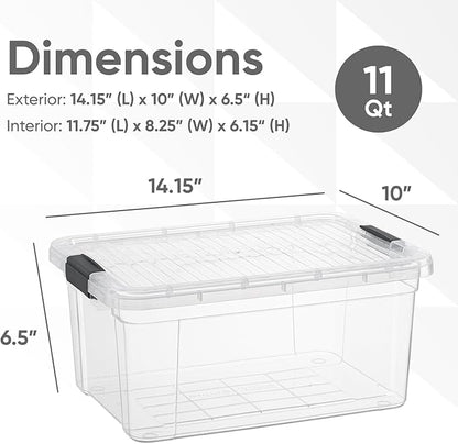 Superio Clear Storage Boxes - Image 2