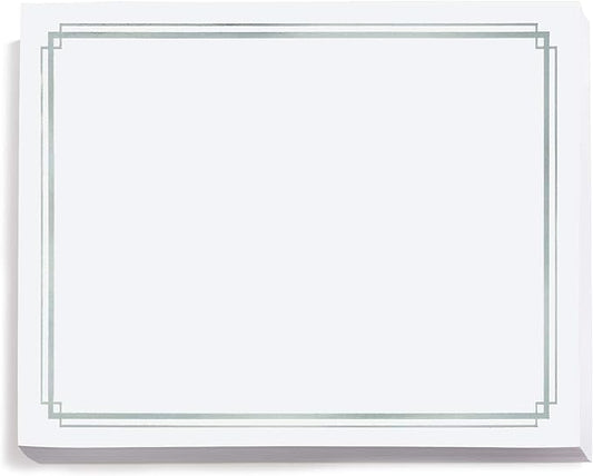PaperDirect Foil Elegance Specialty Certificates, 50 Sheets of 38lb White Paper by PaperDirect