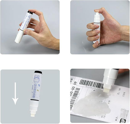 MEELYHOME Thermal Paper Correction Liquid Pen, Quick Drying Correction Fluid - Image 2
