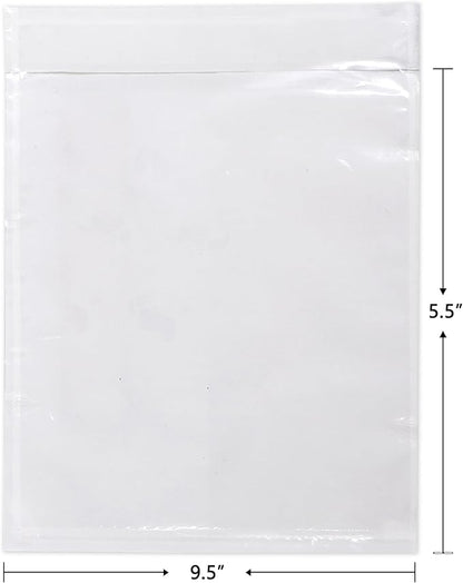 iMailer - 200 PCS 9.5"x12" Packing List Pouch- Clear Plastic Envelopes - Image 2