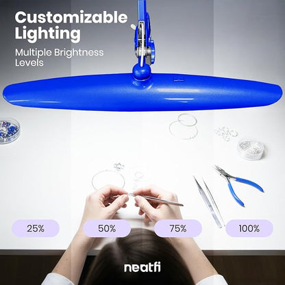 Neatfi XL 2, 200 Lumens LED Task Lamp, 24W Super Bright Desk Lamp, 4 Level - Image 8