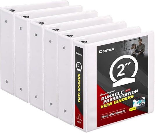 Comix Sturdy 3 Ring Binder 2 inch by Comix