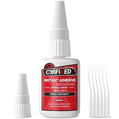 Thick Super Glue Clear Heavy Duty Ca Glue Repair Wood Furniture Plastic Crafts by CYAFIXEDSUPERGLUE