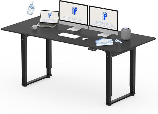 FLEXISPOT 4 Leg Standing Desk 71 x 32 Inch Electric Adjustable Height Sit Stand by FlexiSpot
