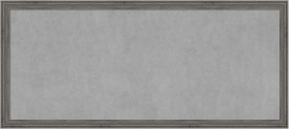 Amanti Art Grey Framed Magnetic Board 23x51 Oversize Vision Board by AmantiArt
