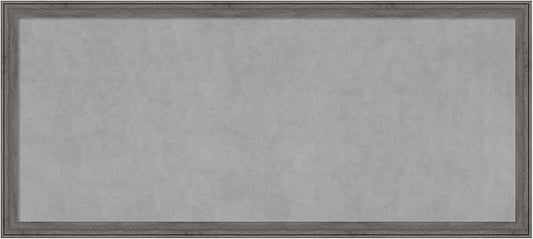 Amanti Art Grey Framed Magnetic Board 23x51 Oversize Vision Board by AmantiArt