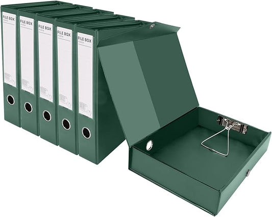 HUA JIE A4 Storage File Boxes Plastic Archives Cases by HUA+JIE