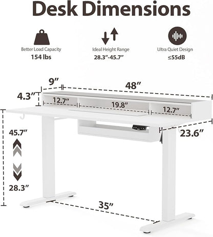 Agilestic Glass Standing Desk - Image 3