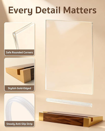 1 Pack Acrylic Sign Holder 8.5 x 11 Inch - Image 6