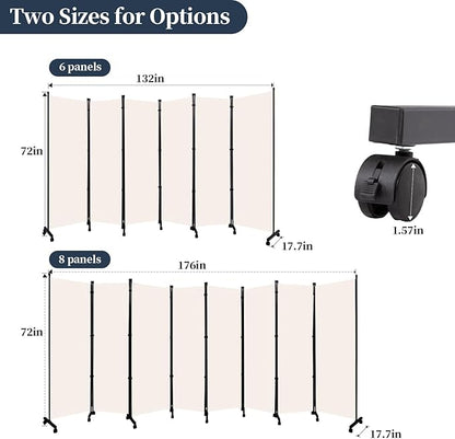 Room Divider Folding Privacy Screens - Image 6