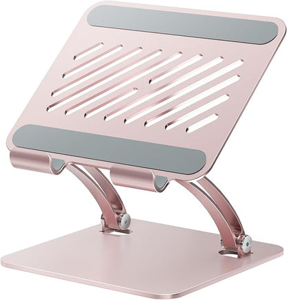tounee Tablet Holder Stand, Dual Rod Adjustable Aluminum Desktop Stand by tounee