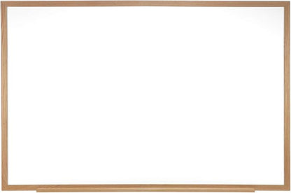 Ghent M1 Porcelain Magnetic Whiteboard, Wood Frame by Ghent