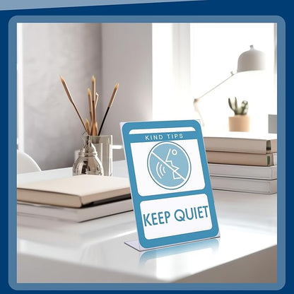 Jetec 30 Packs 8.5 x 11 Acrylic Sign Holder Clear Plastic Frames Acrylic - Image 5
