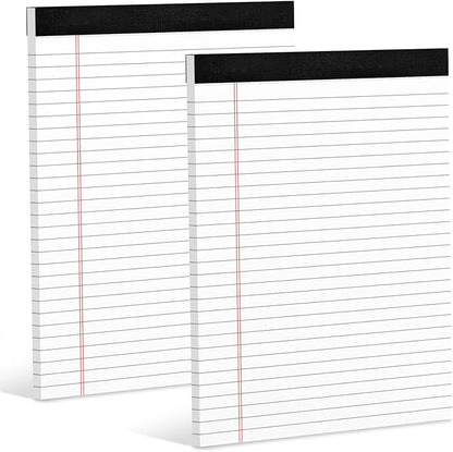 Legal Pads 8.5 x 11 White Note Pads 8.5 x 11 In 2 Pack Notepads 8.5 x 11 by Aidunmis