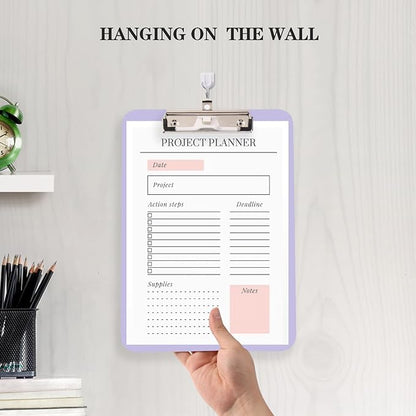 TFDLCG zm 2 PCS Purple Clipboard - Image 6