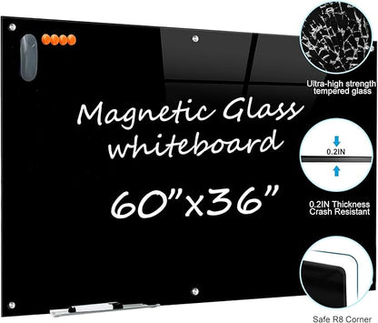 Glass Dry Erase Black Board - Image 3