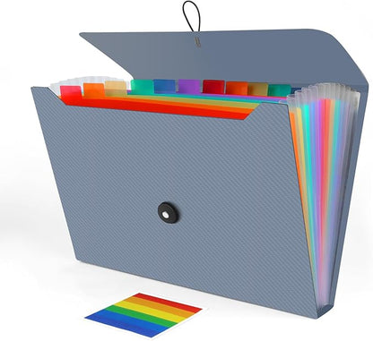 Accordion File Organizer, Expanding File Folder by Weovepaw