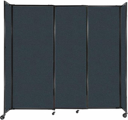 Versare Straightwall Sliding Portable Wall Partition | Freestanding Office by VERSARE
