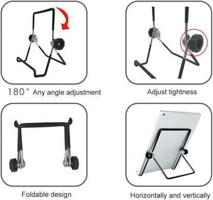 CATHATRR Holder 180° Adjustable Angle Foldable Metal Stand Mount - Image 7