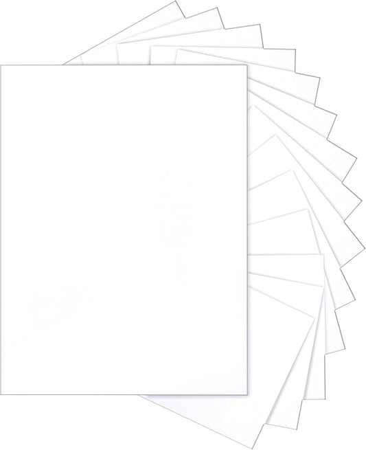 Silunkia 100 Sheets White Cardstock 8.5 x 11 Printer Paper, 200gsm/75lb by Silunkia