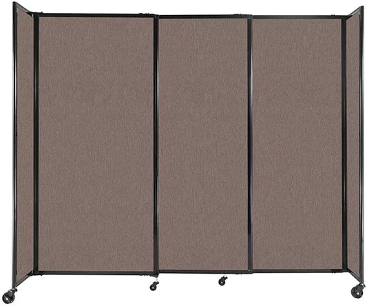 Versare Straightwall Sliding Portable Wall Partition | Freestanding Office by VERSARE