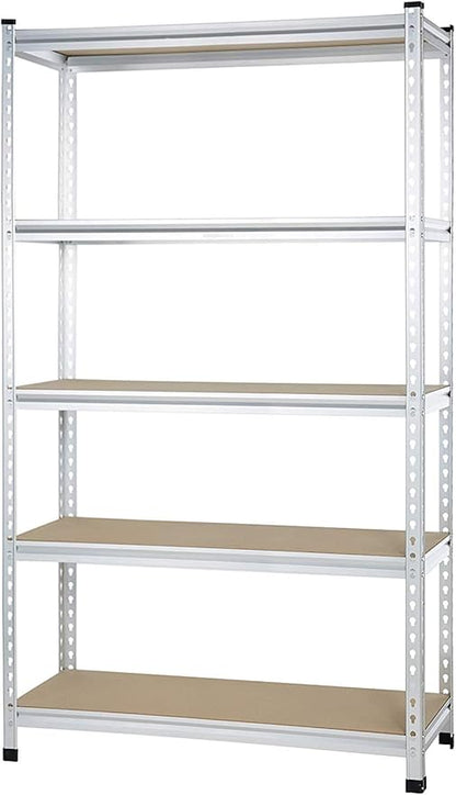 Amazon Basics 5 tier, Medium Duty Storage Shelving Double Post Press Board Shelf by AmazonBasics