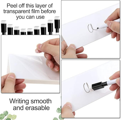 Fainne 20 Sets Dry Erase Name Tent Cards - Image 3