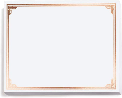 PaperDirect Copper on White Classic Specialty Certificates, 8½ x11, Foil Accents by PaperDirect