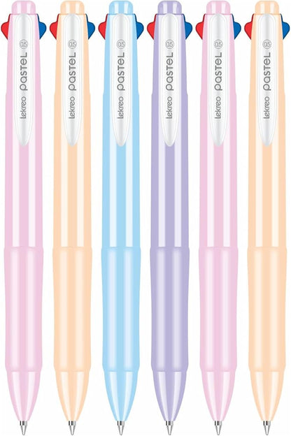 Lekreo Multi-color Ballpoint Pens, 4-in-1 Colored Pens 0.7 Medium Fine Point by Unknown