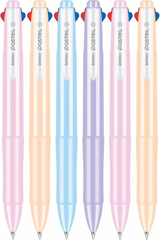 Lekreo Multi-color Ballpoint Pens, 4-in-1 Colored Pens 0.7 Medium Fine Point by Unknown