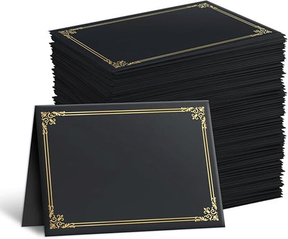 30 Packs Certificate Covers, Certificate Holders Gold Foil Border, by Unknown