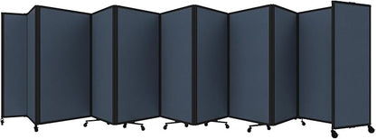 Versare Room Divider 360 Portable Wall Partition | Folding Panels | Large by VERSARE