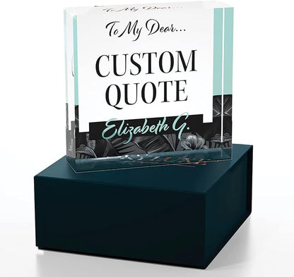 Custom Acrylic Sign Personalized, Custom Desk Name Plate, 18 Styles, - Image 8