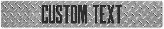 Custom Sign, Custom Street Sign, 11 Font Colors, 13 Font Styles, 4 Hole Options by MySignCenter