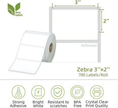 Compatible 3" x 2" Direct Thermal Labels Replacement - Image 2