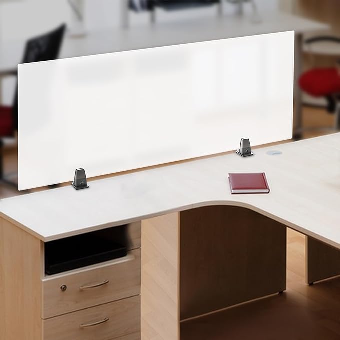 Desk Divider, Acrylic Desk Privacy Panels, Privacy Desk Screen, Frosted Acrylic - Image 6