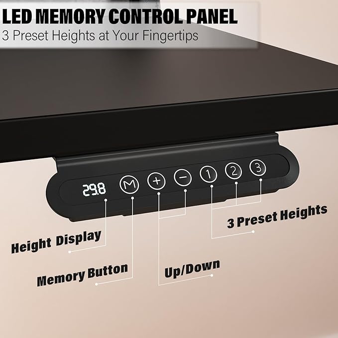 Kingant 55 x 24 Inch Electric Standing Desk - Image 6