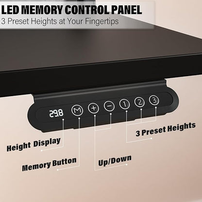 Kingant 48 x 24 Inch Electric Standing Desk - Image 6