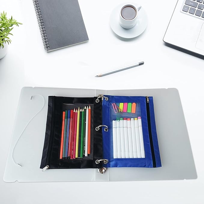 YoeeJob Pencil Pouch for 3 Ring Binder, Binder Pouches - Image 6