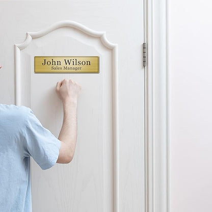 Custom Office Engraved Name Plate, Personalized Elegant Name Plates - Image 7