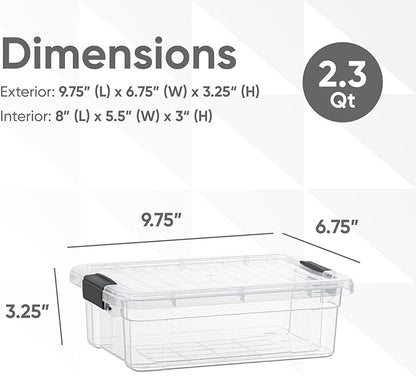 Superio Clear Storage Bins - Image 2